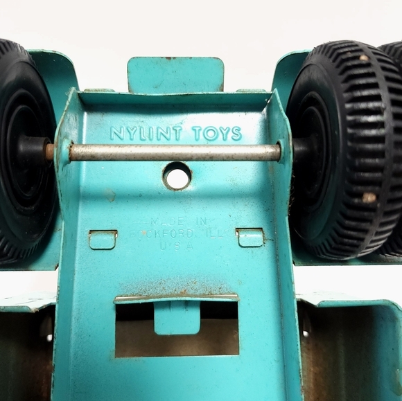 Nylint Ford Vintage Pressed Steel 1960 Truck With Mobile Home Trailer - Picture 6 of 10